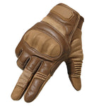 gants en cuir tactique