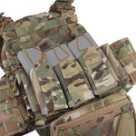 gilet tactique porte plaques militaire camouflage multicam chargeurs