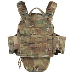 gilet tactique porte plaques militaire camouflage multicam dos
