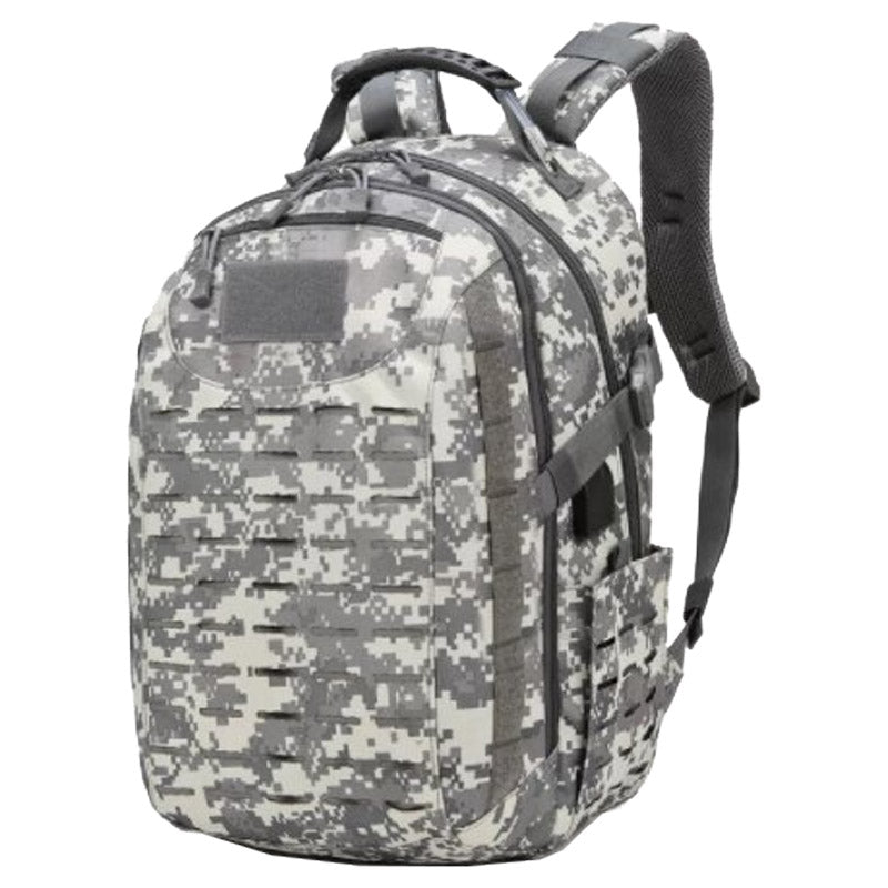 sac militaire voyage camo blanc